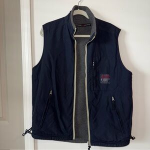 Vintage Abercrombie & Fitch Navy/Gray Reversible Vest